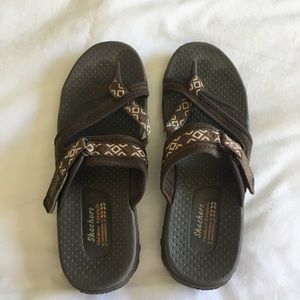 Sketchers, brown activewear sandals
